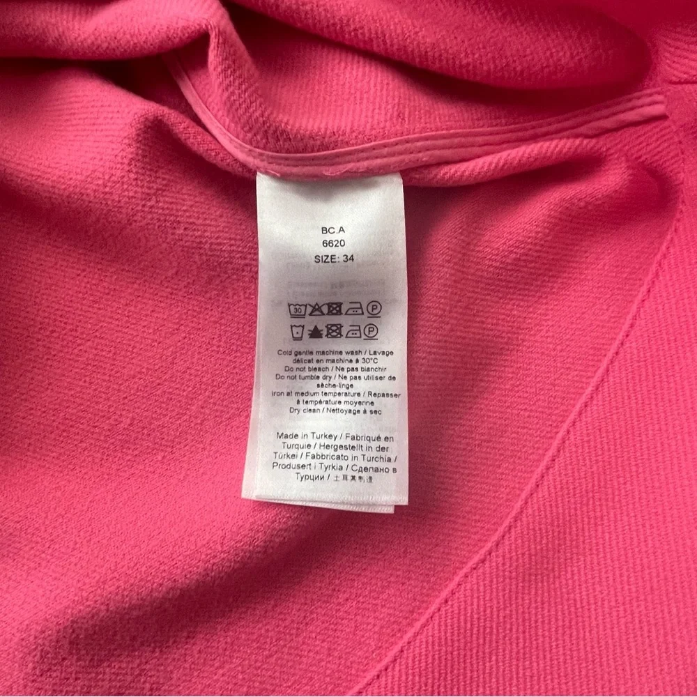 Ganni Stretch suiting v-neck mini dress - Picture 12 of 13